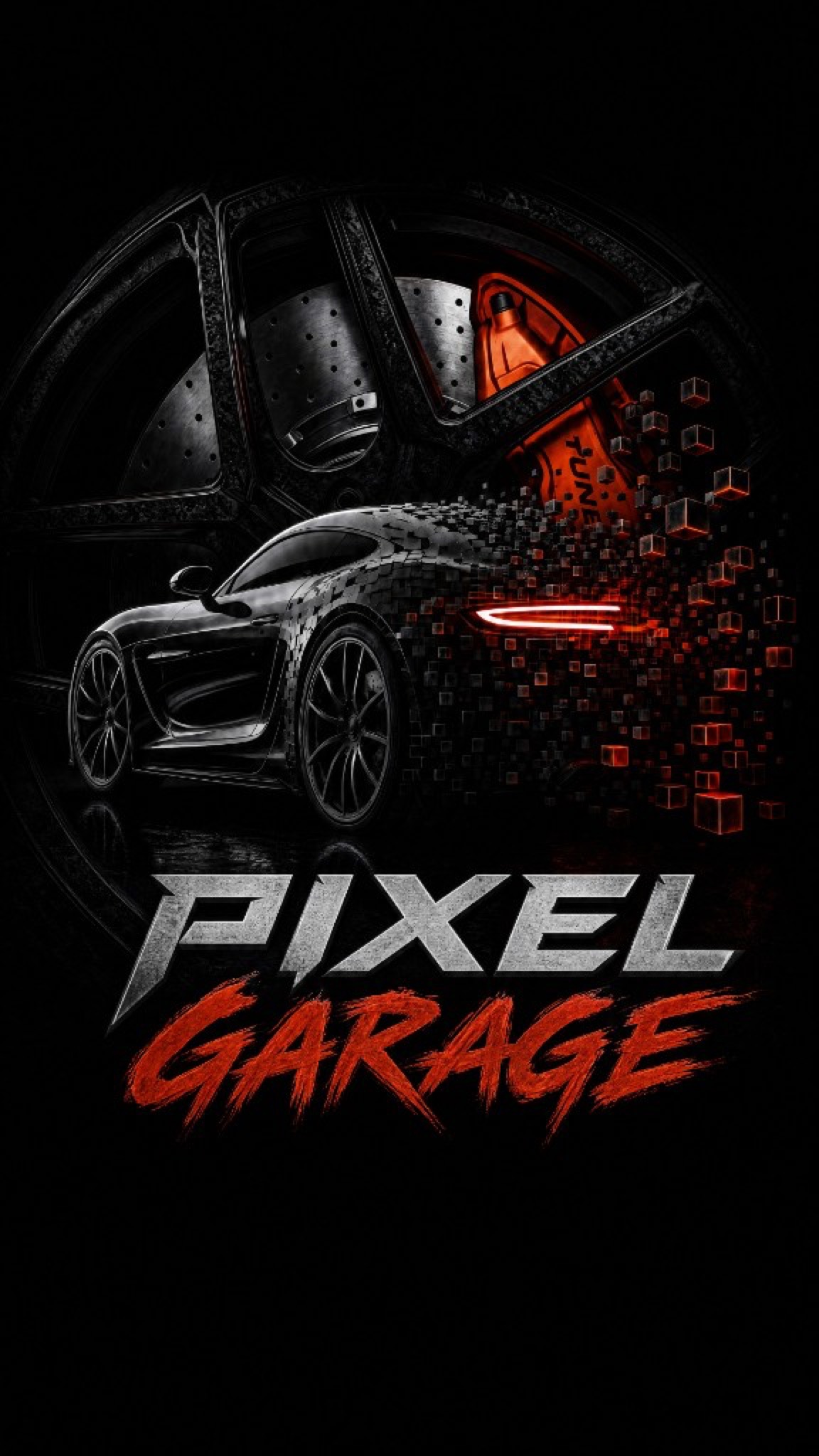 Pixel Garage Splash Logo